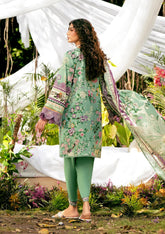 3-PC Unstitched Digital Printed Lawn By Elaf Premium | EPS-8A